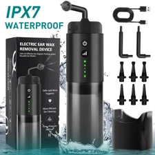 Electric Cordless Vacuum Ear Cleaner Wax Remover Safety Painless Cleaning Device