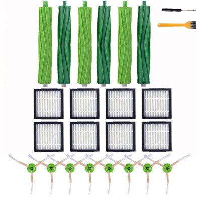 Robot Vac Main/Side Brush Filter Fits IRobot Roomba I&E I7 I3 I4 I6 I8 E5 E6 E7