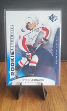 2025-26 SP Hockey Ryan Leonard Blue Rookie Authentics #117 Capitals