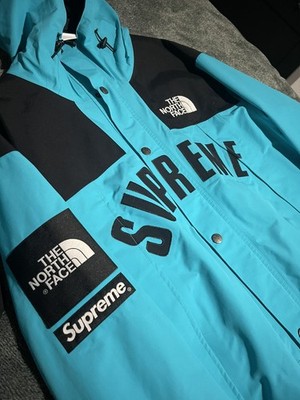 Supreme x The North Face Arc Logo Mountain Parka Teal SS19