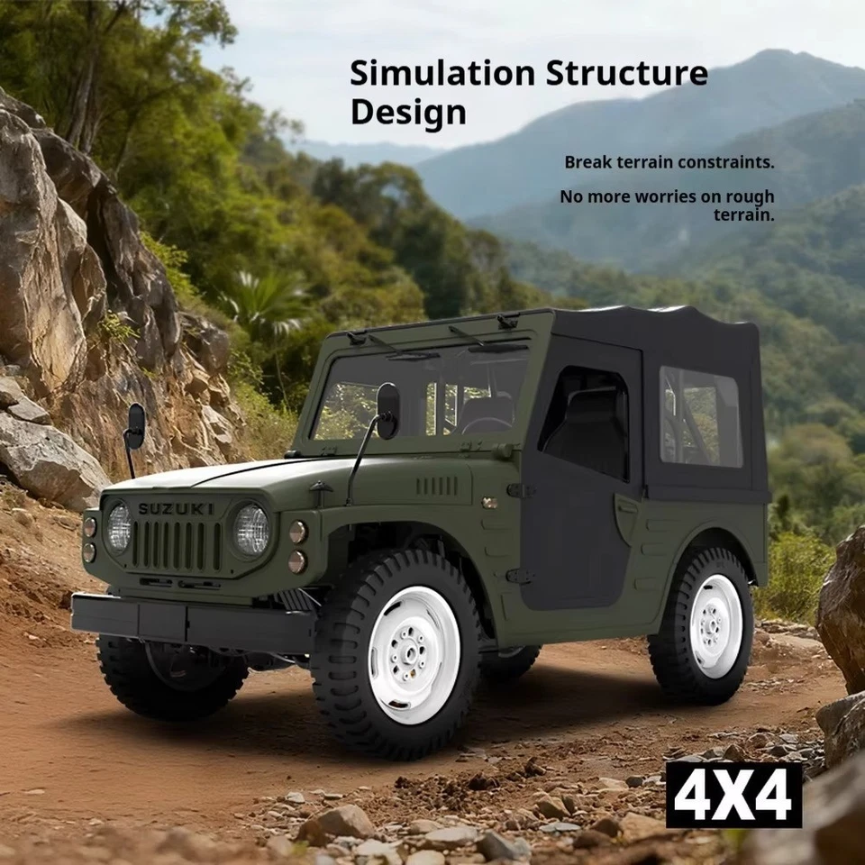 2025 WPL C-84 1:10 4WD Rock Crawler RC Car Off-Road Remote Control Truck Model - Image 2 of 4