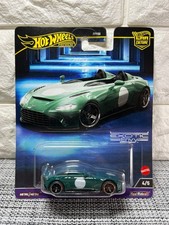 Hot Wheels Premium Exotic Envy Aston Martin V12 Speedster 4/5 Car Culture Green