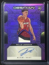 2024-25 Panini Obsidian  Rookie 3 Color Jersey Autograph Pelle Larsson /75