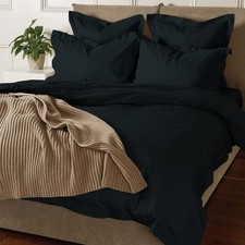 Pure 100 Cotton King Duvet Cover Set, 800 Thread Count Long Staple Cotton Th...