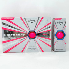 Callaway Supersoft Golf Balls Glossy Pink 15 balls New Improved Soft Distance