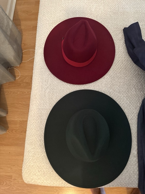 Fedora Wide Brim  Lot of 2) 