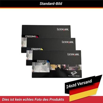 Lexmark C522 Toner CMY Pack of 3