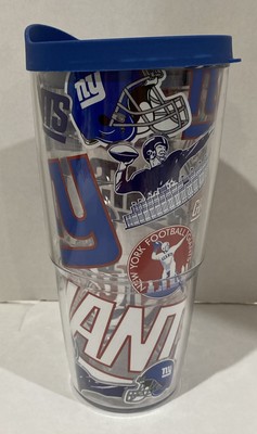 New York Giants Tervis 24oz Tumbler w/ Lid NFL Double Wall Cup READ!
