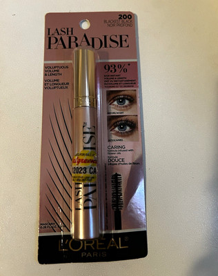 L'Oréal Paris Lash Paradise Mascara 200 Blackest Black Volume & Length 0.28oz