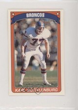 1990-91 Panini Album Stickers UK American Football Karl Mecklenburg #46 ux6