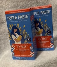 Triple Paste 3X Max Diaper Rash Relief 2 Boxes Baby Skincare