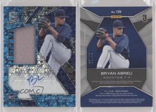 2020 Chronicles Spectra Jersey Neon Blue Prizm /99 Bryan Abreu Rookie Auto RC