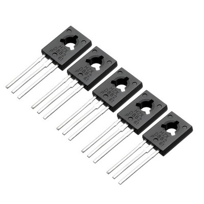 5 x D882 Transistor 3A TO-126 NPN 3 Pins PCB Through Hole Bipolar 30V 3A 1.25W