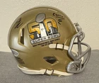 Super Bowl 50 Gold Autographed by Danny Trevathan NFL Mini Helmet Beckett COA