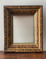 Victorian Picture Frame in Faux Tortoise Shell Finish