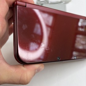New Nintendo 3DS XL LL Red Console W Charger Stylus