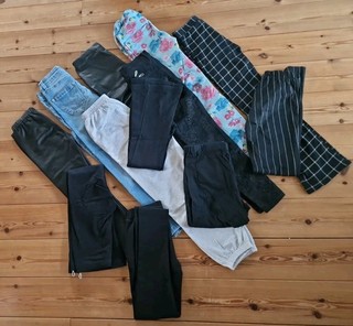 13 Hosen für Mädchen Gr. 134/140