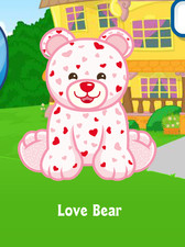 Webkinz Classic Love Bear Virtual PET Adoption Code Only Messaged