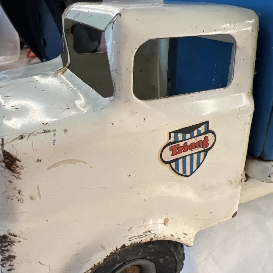 DE COLECCIÓN TRIANG TRANSPORT JUNIOR SERIE DIÉSEL FURGONETA DE REPARTO ACERO PRENSADO Foto 4 de 4