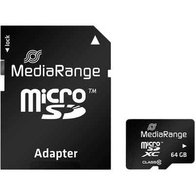 MediaRange Speicherkarte micro SDXC, 64 GB, 1 St.