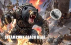 1/1000 oz Platinum 2026 Liberia Steampunk Black Bear .999 Platinum Coin in Card