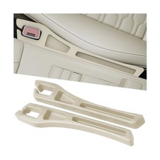 Car Seat Gap Filler 2PCS Crevice Blocker Stopper Console Universal SUV Beige