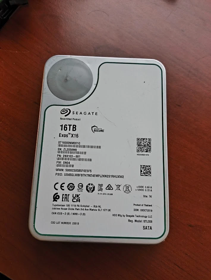 Seagate 16 TB Internal Hard Disk Drives for sale - eBay