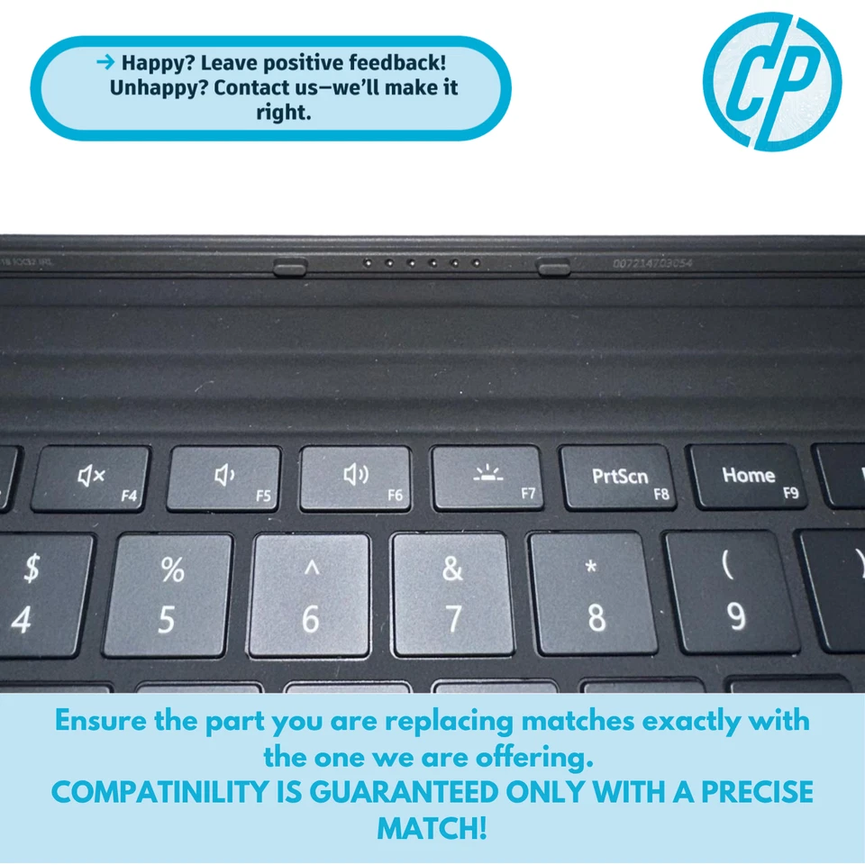 Microsoft Keyboard With Trackpad Black model: 1905 For Surface Pro X - Image 3 of 3