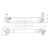 LadeluftküHler FüR Renault Laguna III Grandtour Latitude 07-15 144610001N