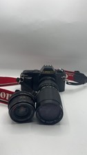 Canon T50 Film Camera Bundle Working With 2 Lenses Vintage 35mm SLR / Fast Post