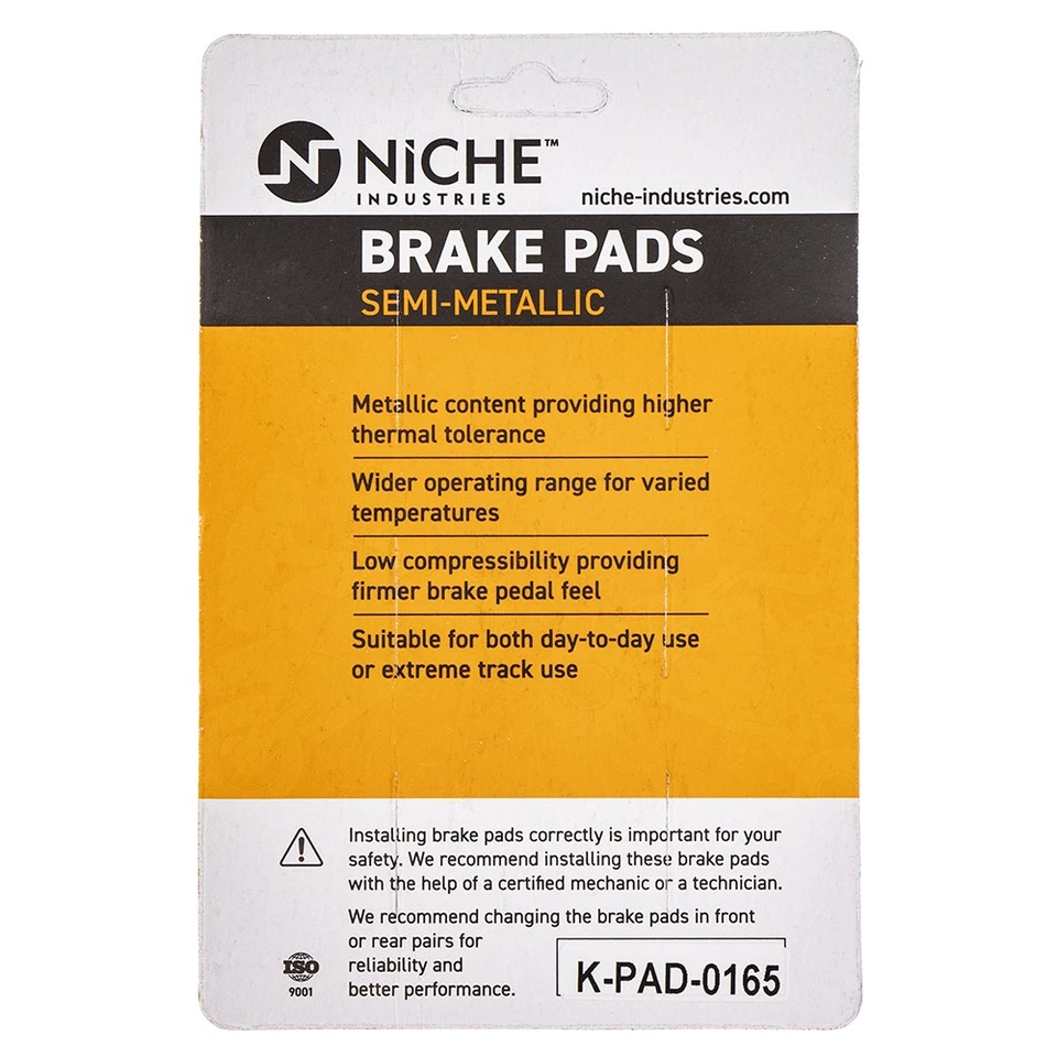 Juego de pastillas de freno NICHO para BMW F800S F800R F800ST G650X semimetálicas delanteras traseras Foto 4 de 4