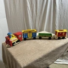 Toys VINTAGE FISHER PRICE CIRCUS TRAIN, 4 pieces, 1973, good condition