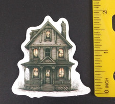 Haunted House Halloween Sticker N 