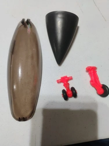 GI JOE 1993 Ghost Striker Jet X-16 Parts Cockpit Cover , Nose, & Landing Pieces