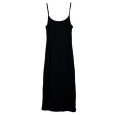 Quince Recycled Knit Maternity Midi Dress Women S Black NWT