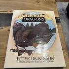 The Flight of Dragons 1979 1st American Ed HC/DJ VG Illustrated Peter Dickinson