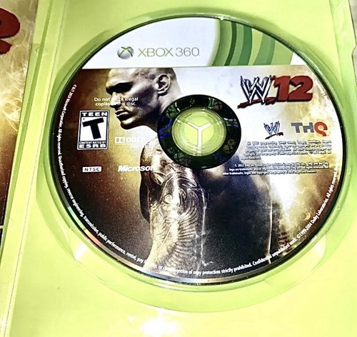 WWE '12 (Microsoft Xbox 360, 2012) WWF 2k12 Complete Cib - Picture 2 of 2