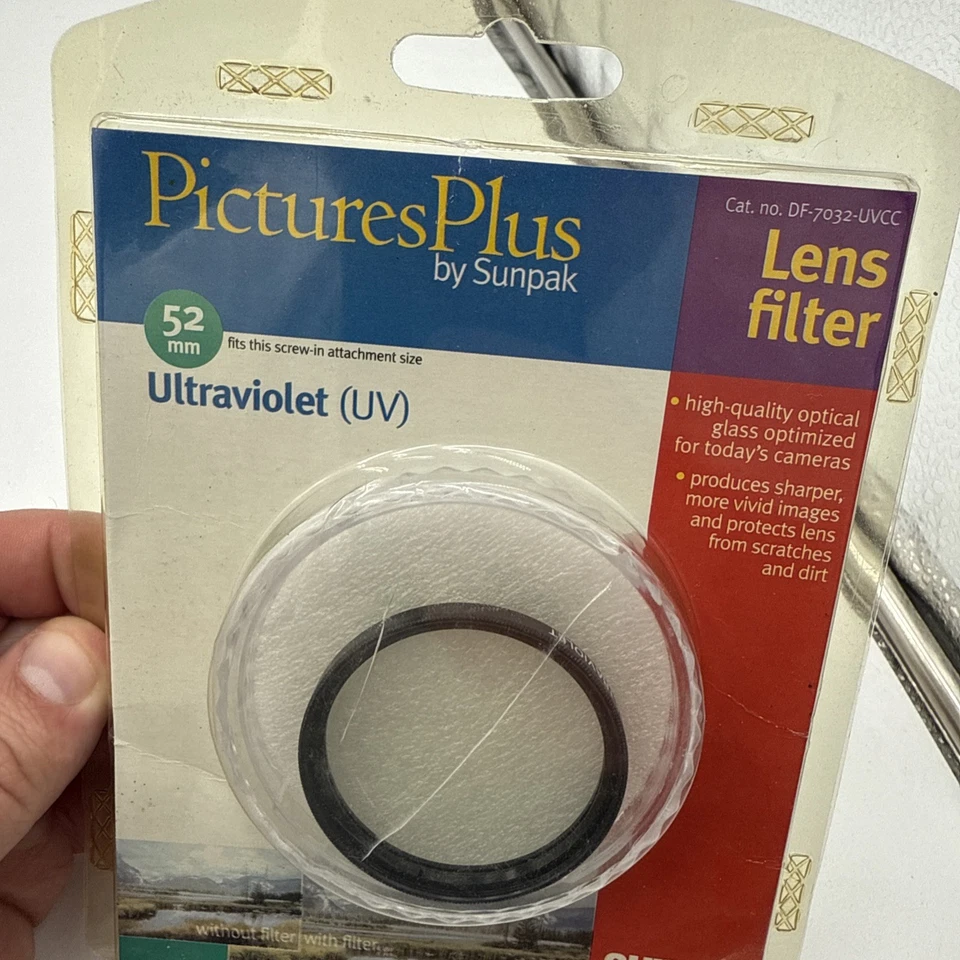SUNPAK PICTURES PLUS 52MM ULTRAVIOLET (UV) FILTER - SEALED *READ* - Image 4 of 4
