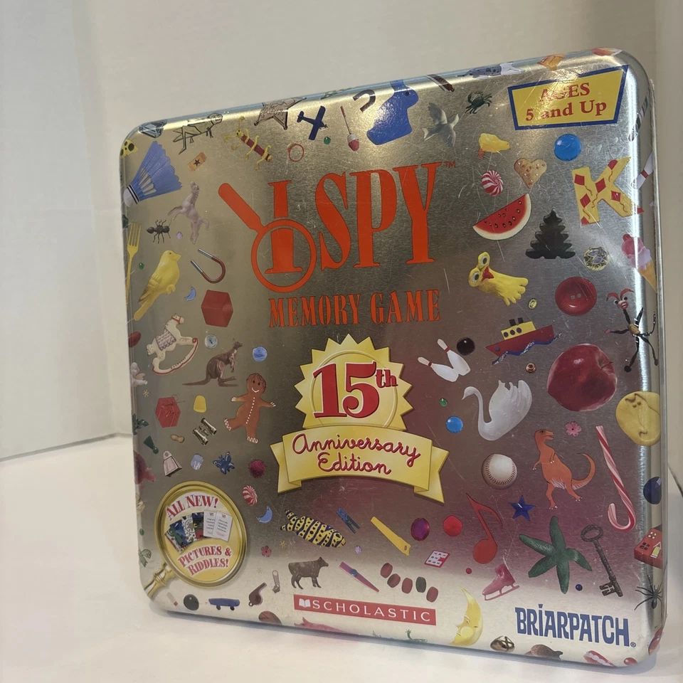 I SPY Memory Game 15th Anniversary Edition SHOLASTIC BRIARPATCH NEW SEALED! - Image 2 of 4