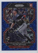 2022 Panini Prizm Tier II Blue Donut Circle Prizm 50/199 Riley Adams #173 19ed