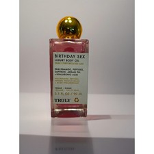 TRULY Birthday Sex Luxury Body Oil Vegan Clean 3.1 fl oz Niacinamide Peptides