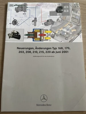 Werkstatthandbuch Mercedes Benz Neuerungen 06/2001 168 170 203 208 210 215 220  - Bild 1 von 4