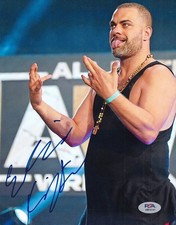 EDDIE KINGSTON signed (WRESTLING) AEW NWA 8X10 photo PSA/DNA AM15141