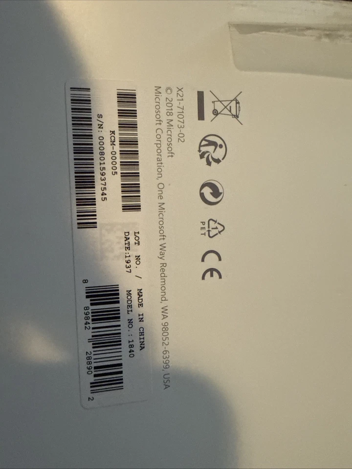 Microsoft Surface Go Type Cover-Tastatur - Schwarz Qwertz KCM 00005 - Bild 2 von 4