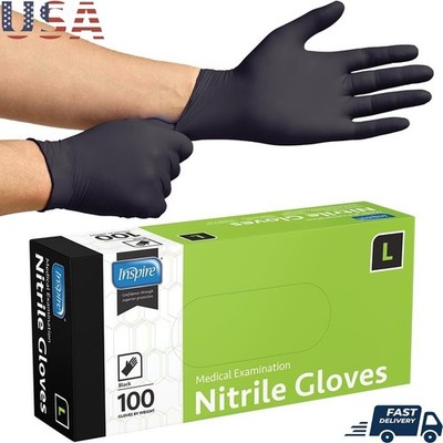 Premium Nitrile Disposable Gloves Puncture Resistant Medical Food Safe Bulk New