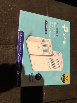 tp-link Wi-fi AC750 range extender AV1000 powerline edition