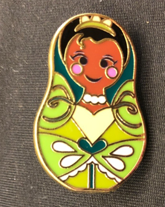 Disney pin 101919 Tiana Princess and the Frog Nesting Dolls Matryoshka doll
