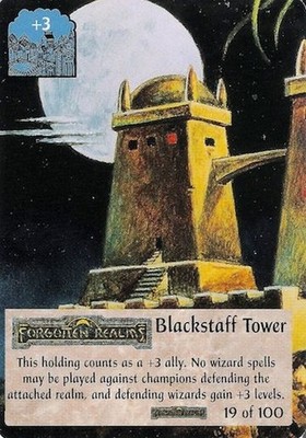 Blackstaff Tower 19/100 - Forgotten Realms Spellfire CCG TSR, Inc. 1994