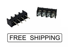 (2x) 4 Position - 15A 300V - 0.325" Pitch - Wire Wrap - Barrier Terminal Blocks