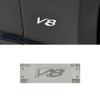 For Bentley New Flying Spur 2020+ Side Chrome Badge V8 Sticker